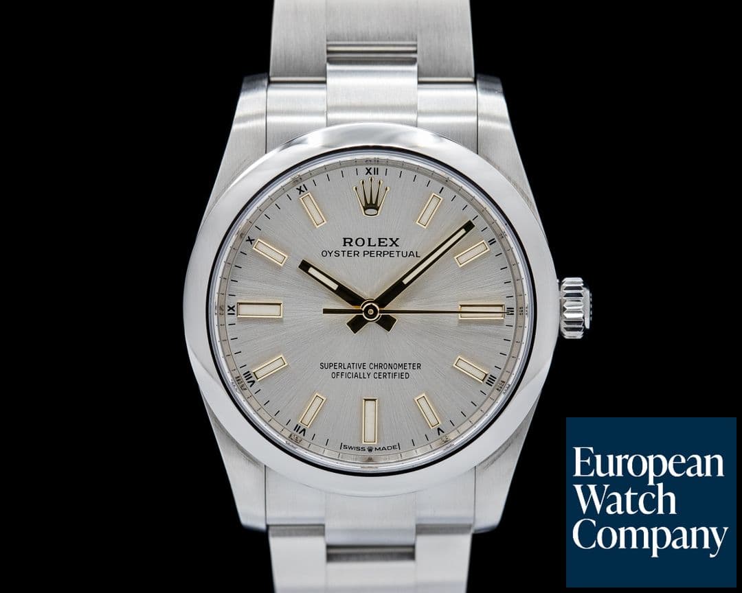 Image of Rolex Oyster Perpetual 124200 34mm SS / Silver Dial 2020