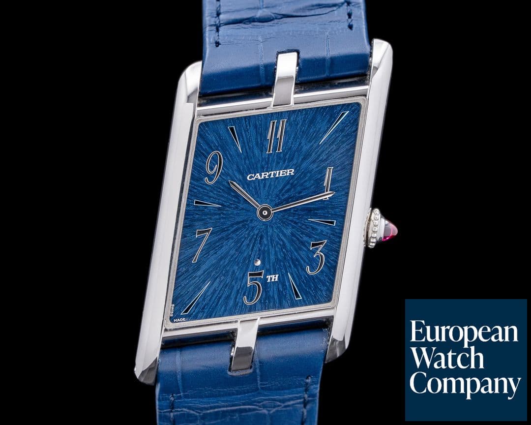 Image of Cartier Prive Collection Tank Asymetrique "New York 5th Ave" WGTA0120 LIMITED