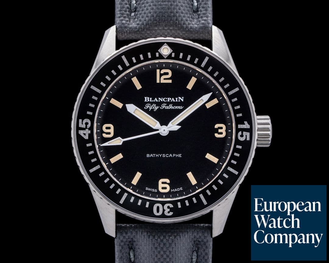 Image of Blancpain Fifty Fathoms 38mm Bathyscaphe LE for HODINKEE