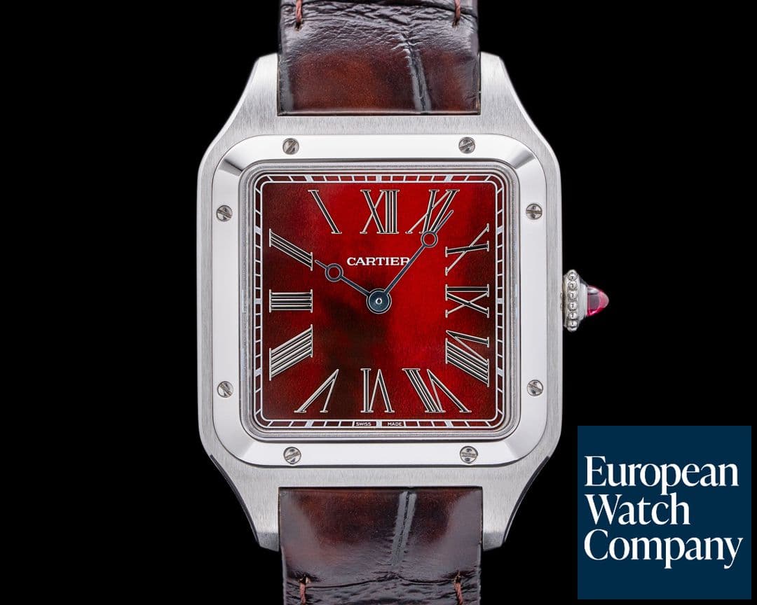 Image of Cartier Cartier Santos Dumont Platinum "Rewind" WGSA0102 Limited Edition