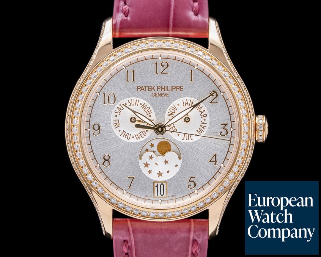 Image of Patek Philippe Complications Annual Calendar 4947R with Diamond Bezel