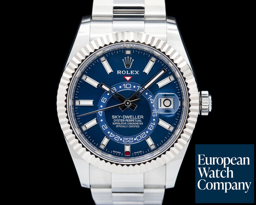 Image of Rolex Sky Dweller Stainless Steel Blue Dial / Oyster Bracelet