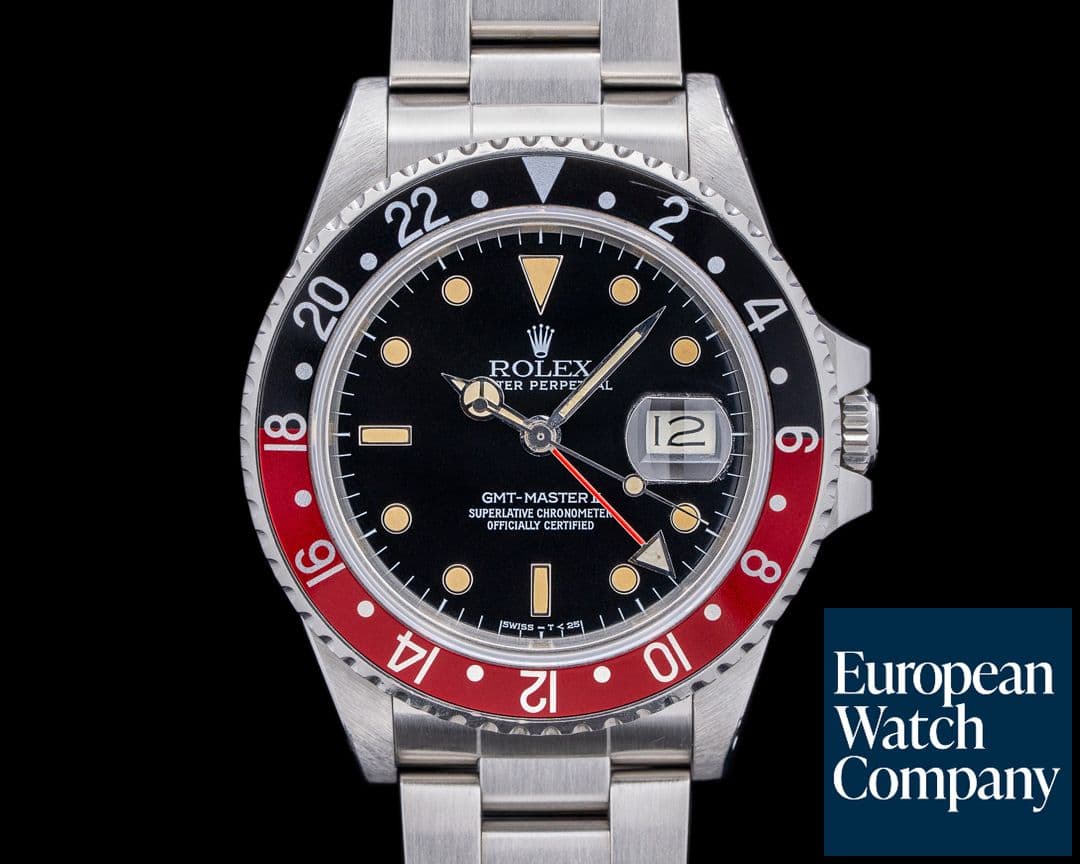 Image of Rolex GMT Master II "FAT LADY" Coke Bezel 1984
