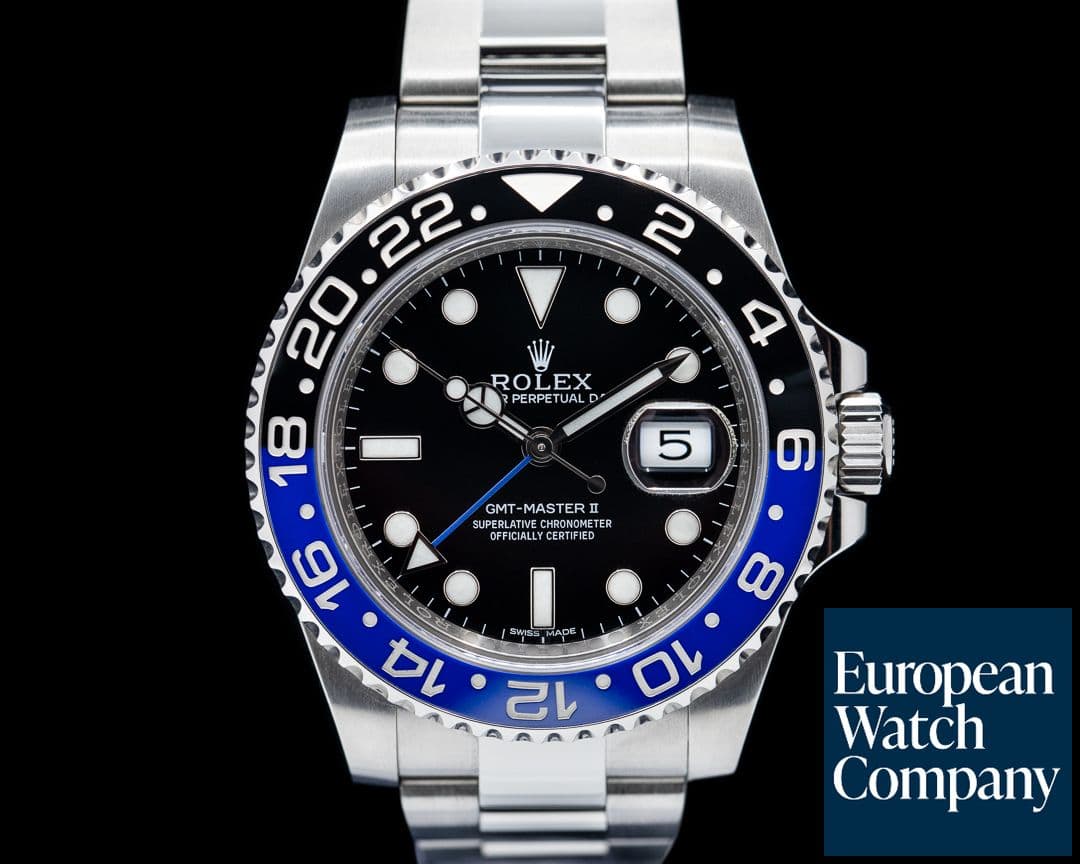 Image of Rolex GMT Master II 116710 Ceramic "Batman" SS