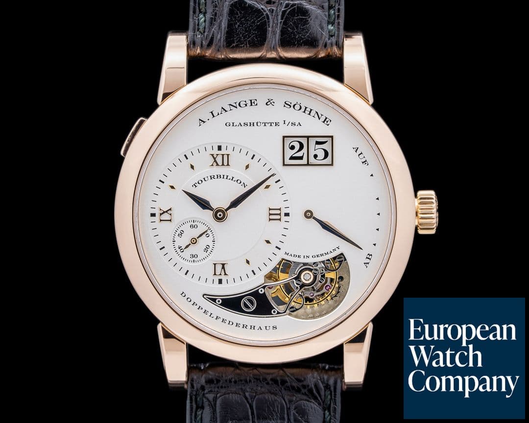 Image of A. Lange and Sohne Lange 1 704.032 Rose Gold Tourbillon Limited Edition
