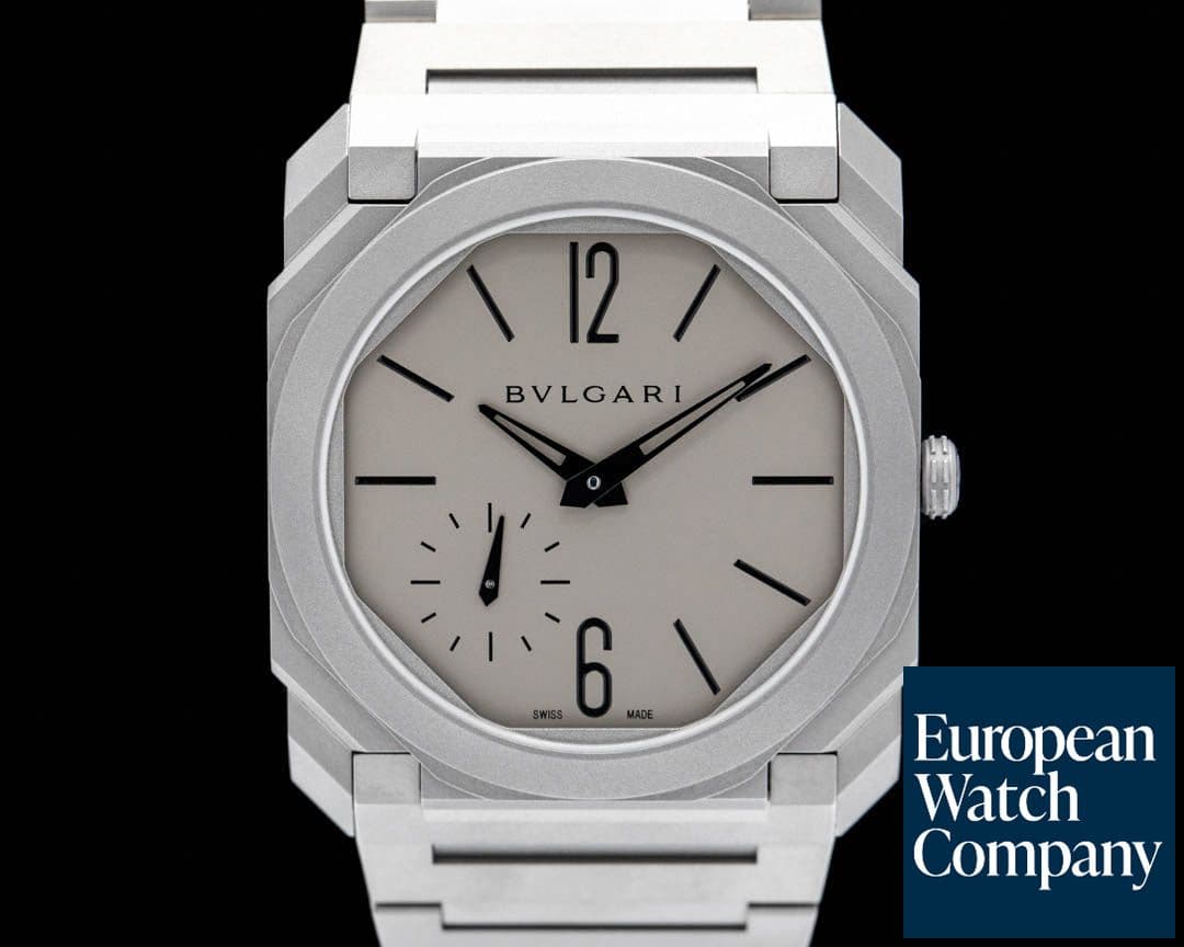 Image of Bulgari Octo Finissimo Extra Thin Grey / Black 40MM