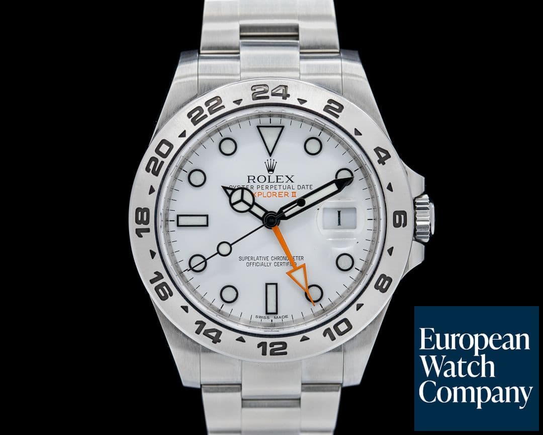 Image of Rolex Explorer II White Dial SS