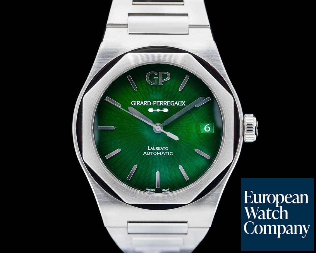 Image of Girard Perregaux Laureato Eternity Edition Green Dial