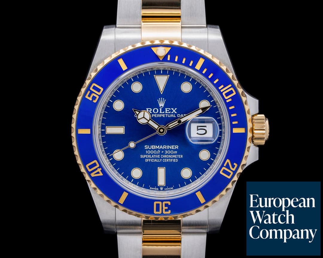 Image of Rolex Submariner 41MM 126613LB Ceramic Blue Dial 18K / SS
