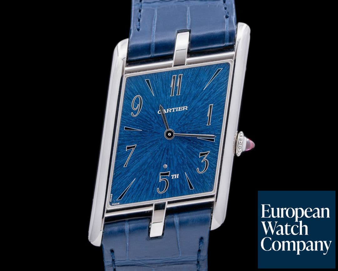 Image of Cartier Prive Collection Tank Asymetrique "New York 5th Ave" WGTA0120 LIMITED