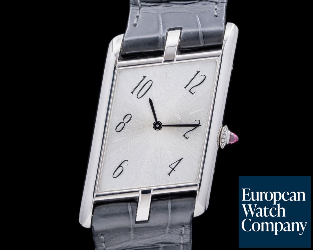 Image of Cartier Privee Collection Tank Asymetrique WGTA0042 Platinum