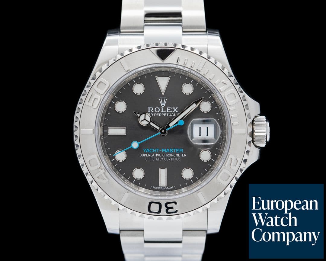 Image of Rolex Yacht Master SS Gray Dial / Platinum Bezel