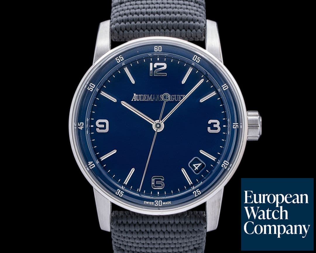 Image of Audemars Piguet Code 11.59 Automatic 18k White Gold / Blue Dial