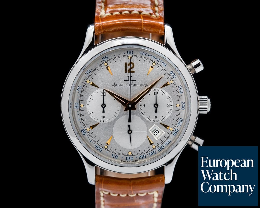 Image of Jaeger LeCoultre Master Control MechaQuartz Chronograph Silver Dial