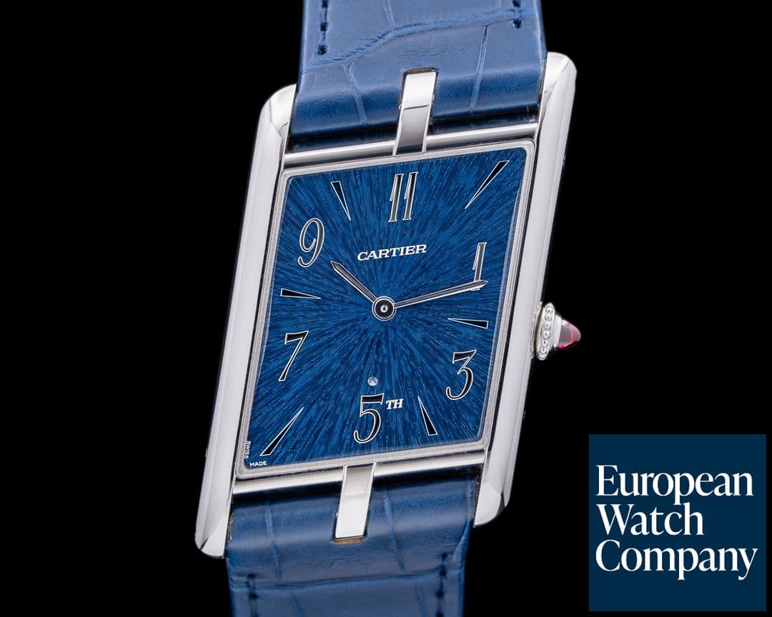 Image of Cartier Prive Collection Tank Asymetrique "New York 5th Ave" LIMITED UNWORN