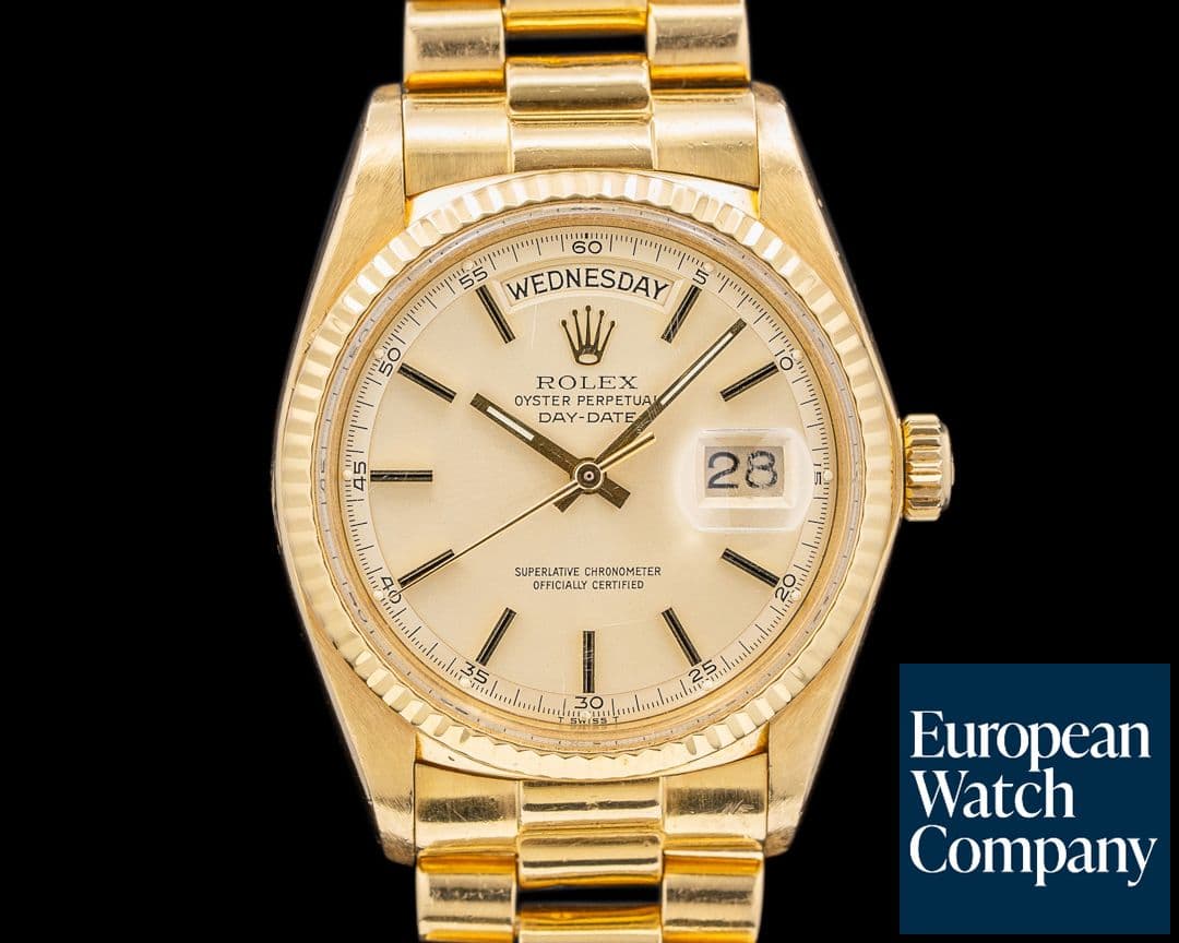 Image of Rolex Oyster Perpetual Day Date 18K YG 1977 FULL SET