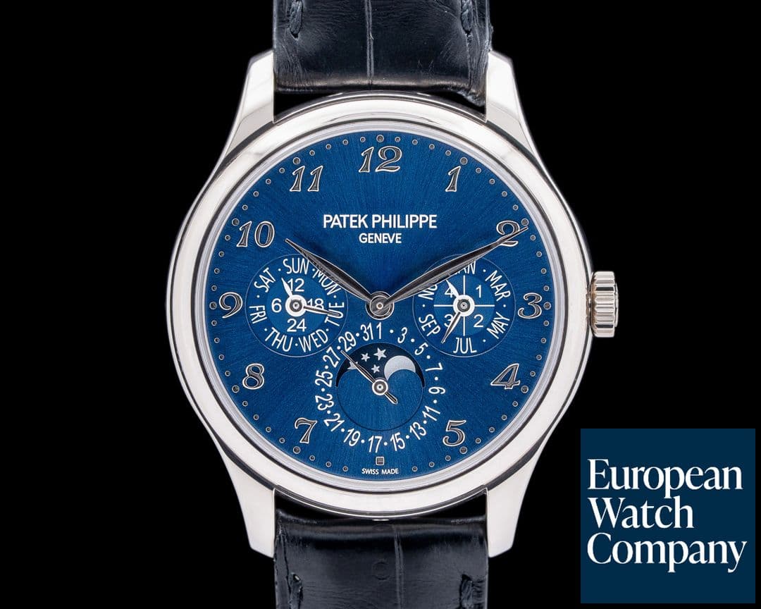 Image of Patek Philippe Perpetual Calendar 5327G 18K White Gold / Blue Dial