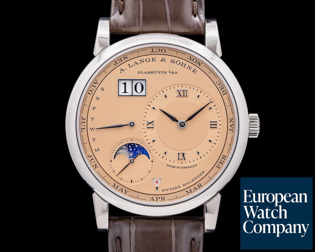 Image of A. Lange and Sohne Lange 1 Perpetual Calendar 345.056 18k White Gold LIMITED