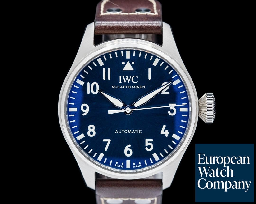 Image of IWC Big Pilot 43mm Blue Dial