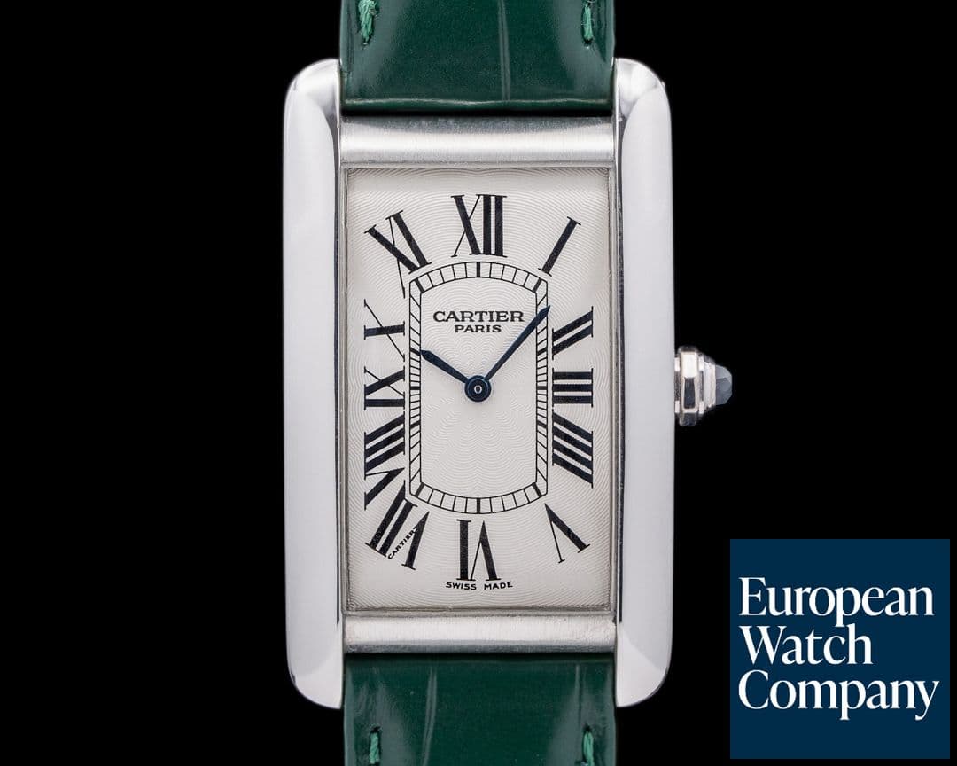 Image of Cartier Collection Privee Tank Americaine Mecanique CPCP Platinum LIMITED