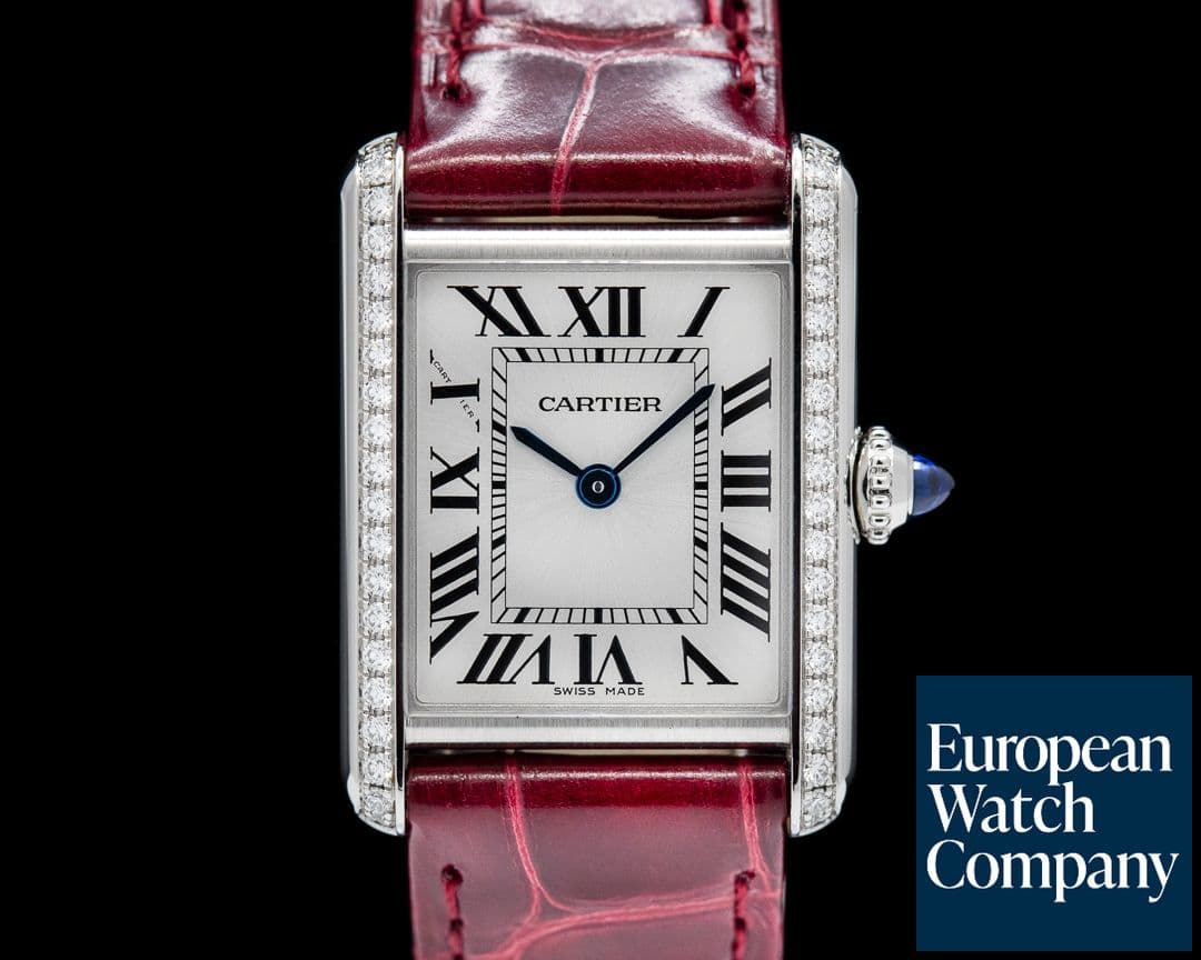 Image of Cartier Tank Must Steel / Diamonds
