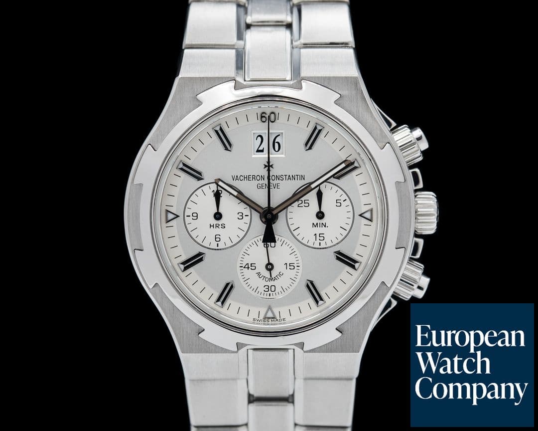Image of Vacheron Constantin Overseas Chronograph SS White Dial