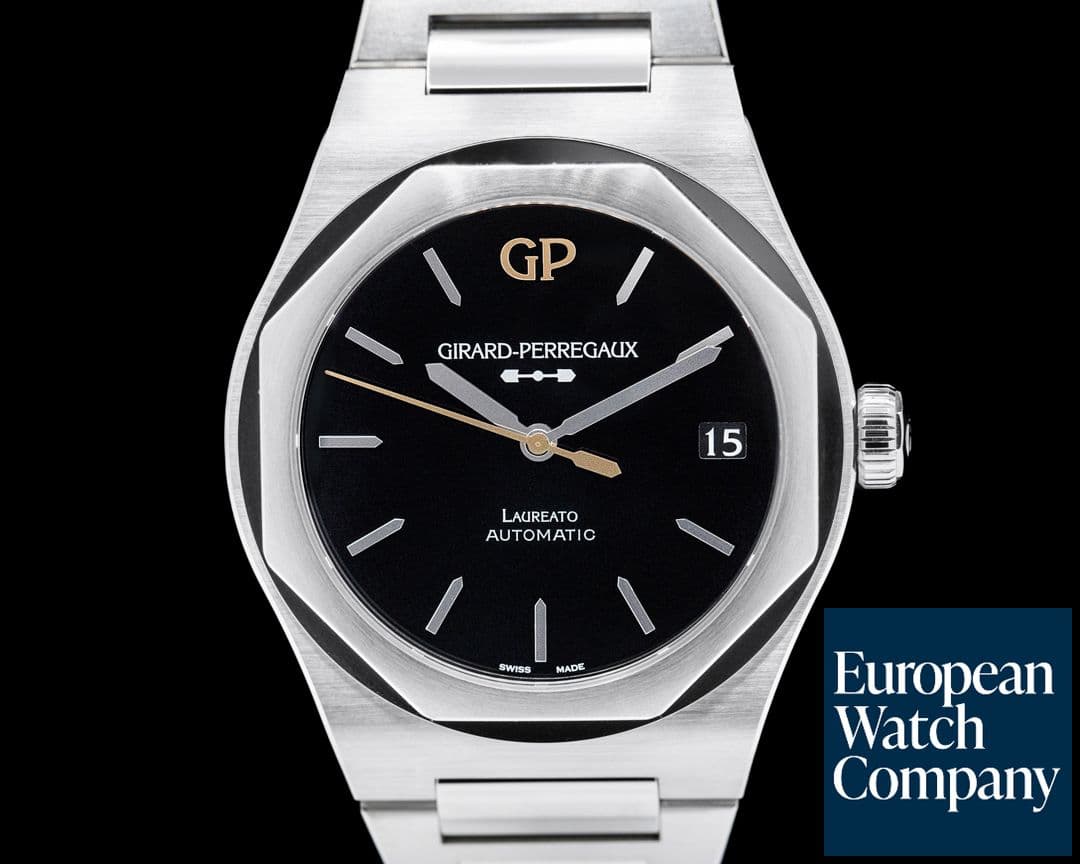 Image of Girard Perregaux Laureato Infinity 'Cadran Onyx' Edition LIMITED