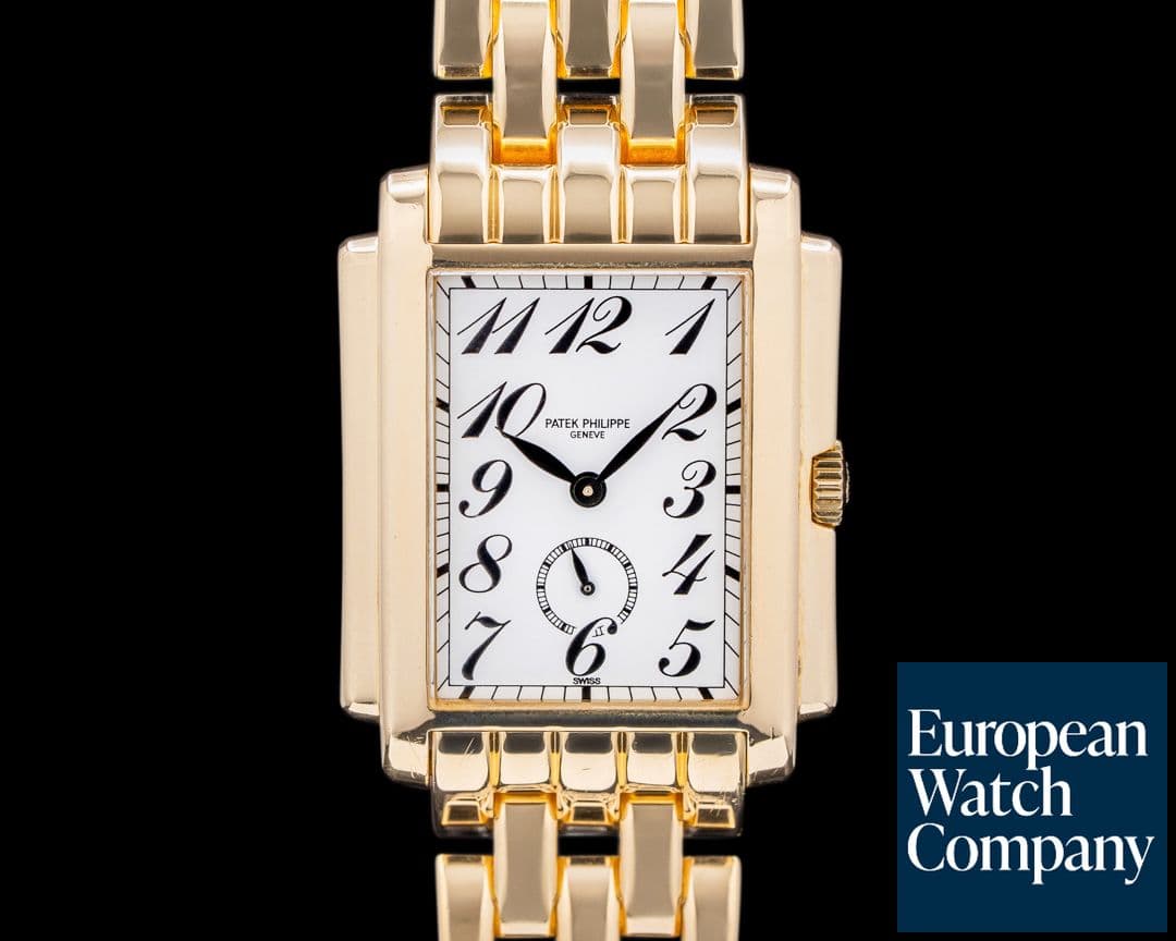 Image of Patek Philippe Gondolo 5024/1J White Dial / 18K YG Bracelet