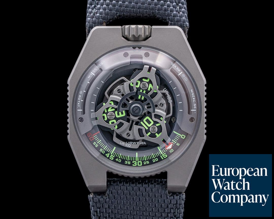 Image of URWERK UR-100 SpaceTime Gunmetal LIMITED TO 25 PIECES