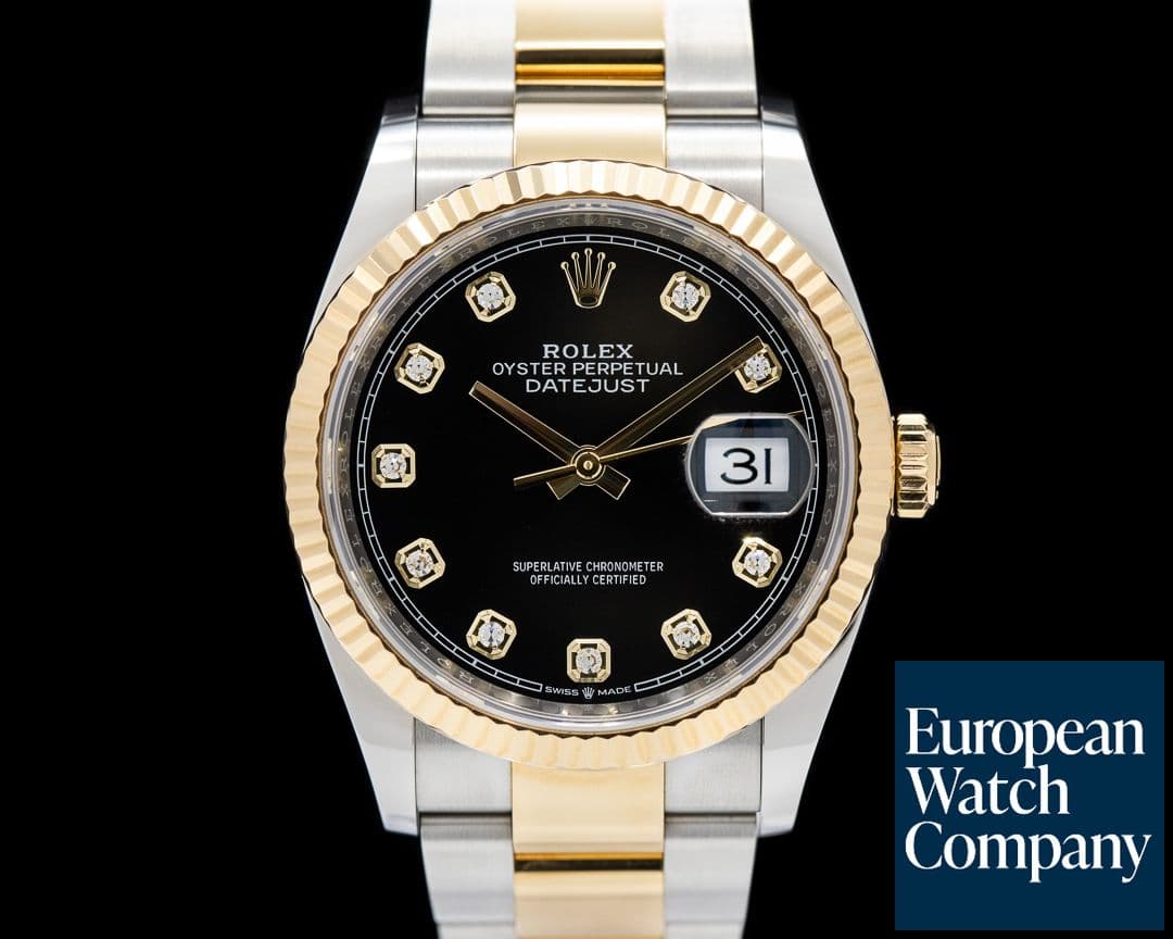 Image of Rolex Datejust Black Diamond Dial 2018