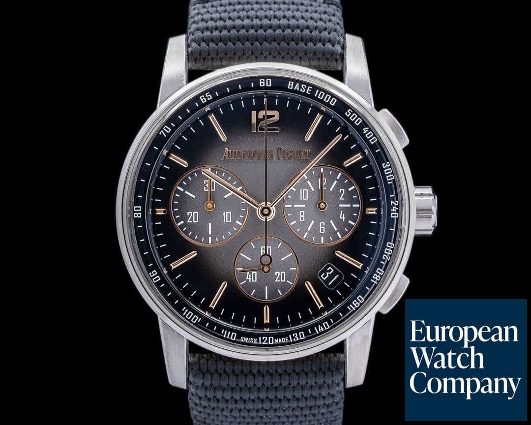 Image of Audemars Piguet Code 11:59 Chronograph 18k White Gold/Rose Gold Smoked Grey Dial