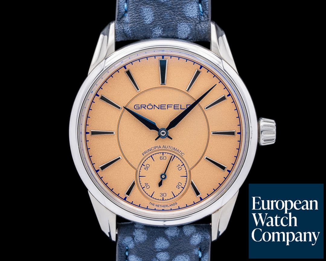 Image of Gronefeld 1941 Principia Automatic SS Salmon Dial