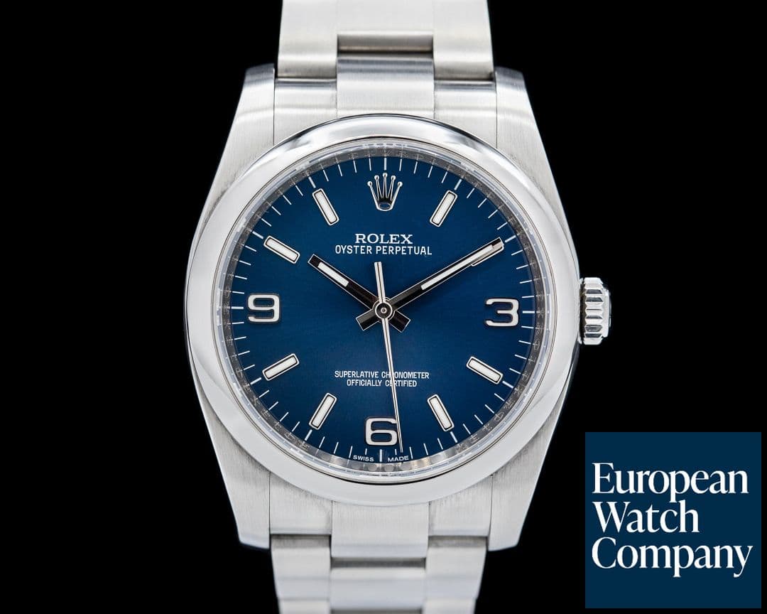 Image of Rolex Oyster Perpetual SS Blue Dial
