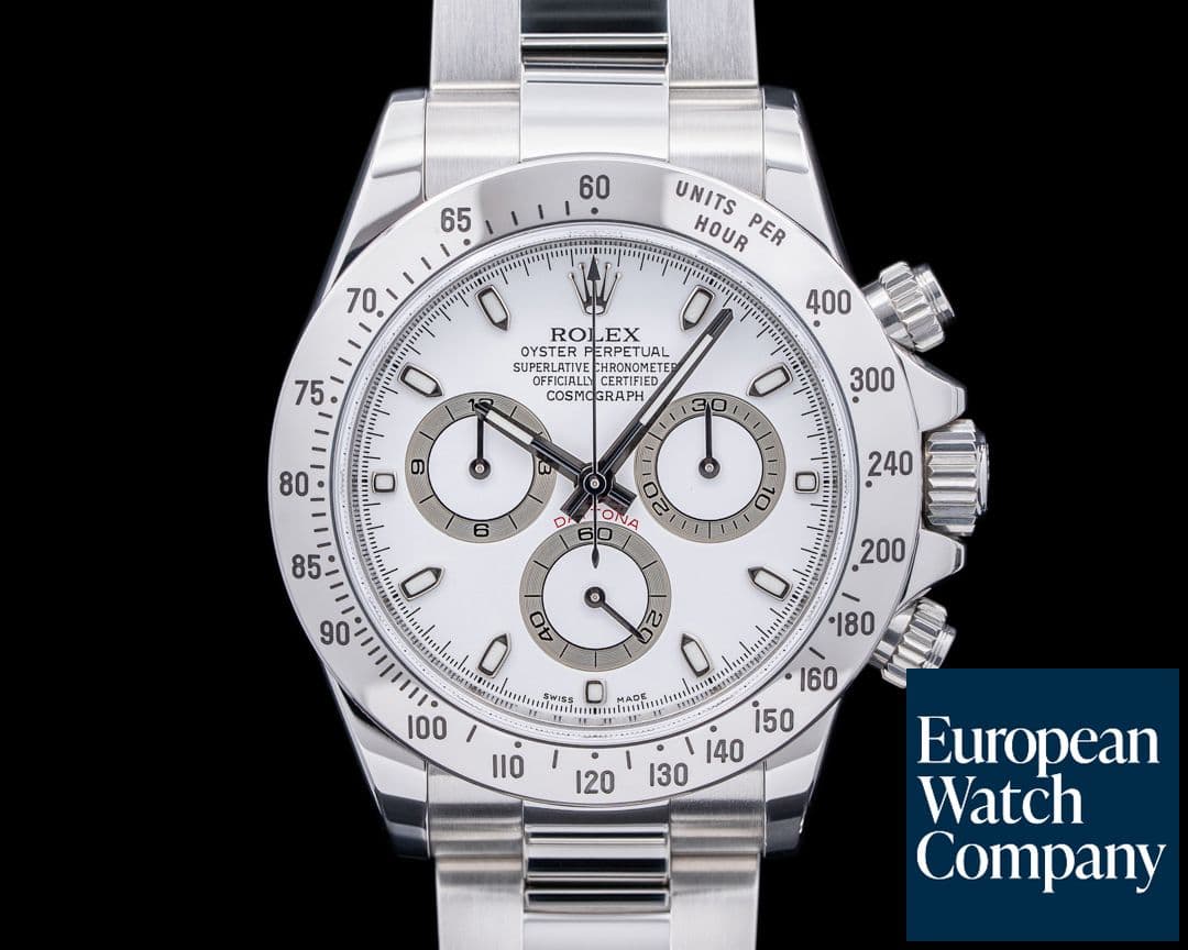 Image of Rolex Daytona 116520 White Dial SS FULL SET
