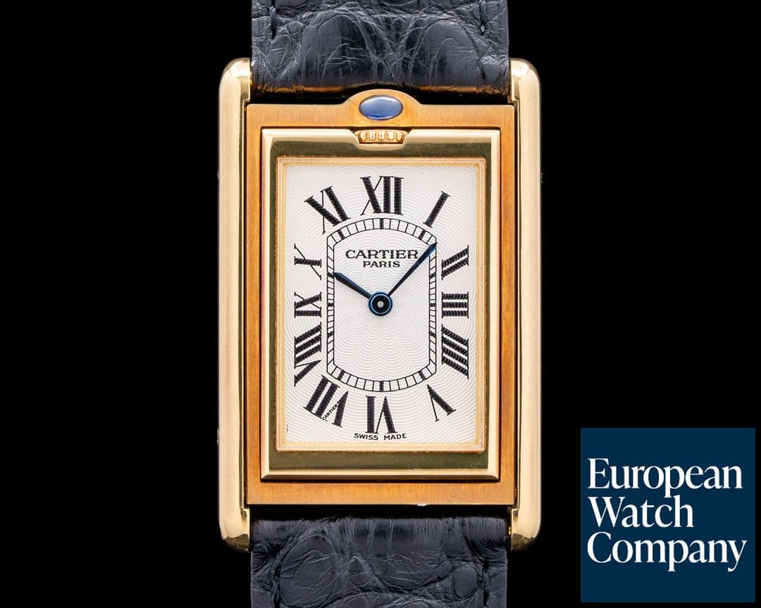 Image of Cartier Privee CPCP Tank Basculante 18K Yellow Gold LIMITED SHARP