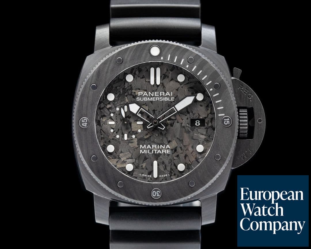 Image of Panerai Submersible Marine Militare Carbotech 3 Days Automatic 47MM