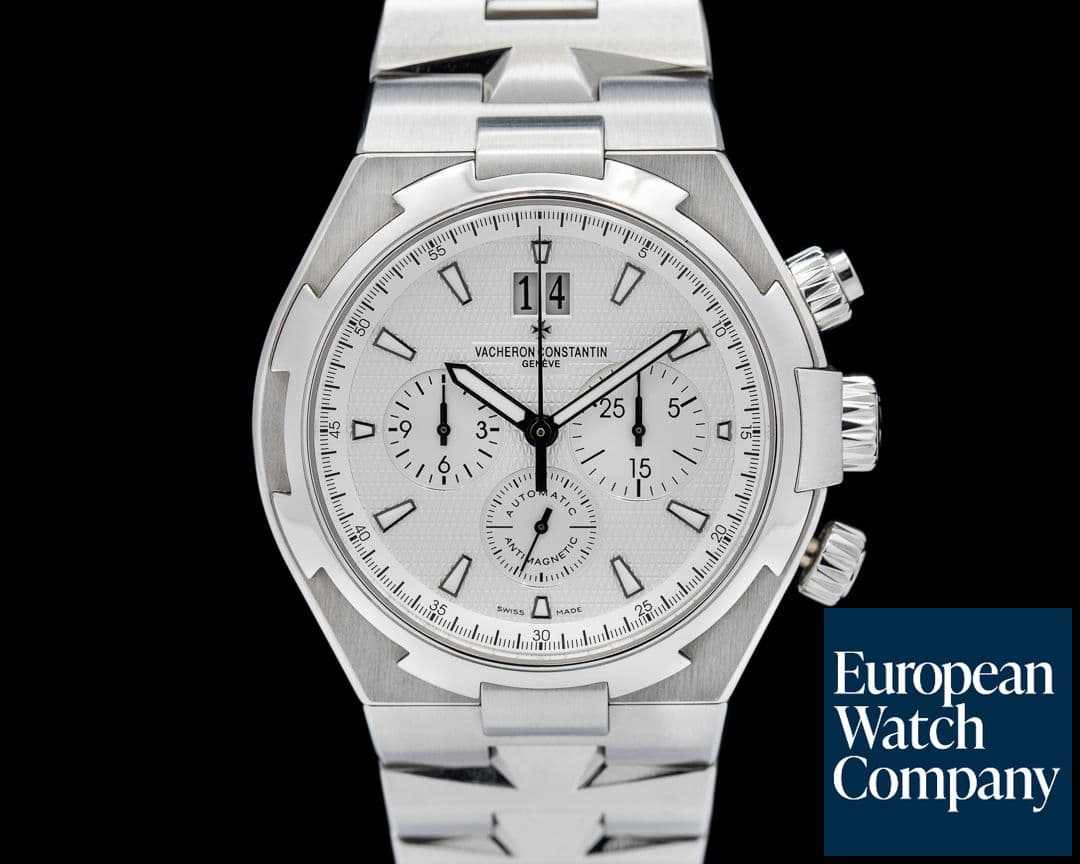 Image of Vacheron Constantin Overseas Chronograph White Dial SS