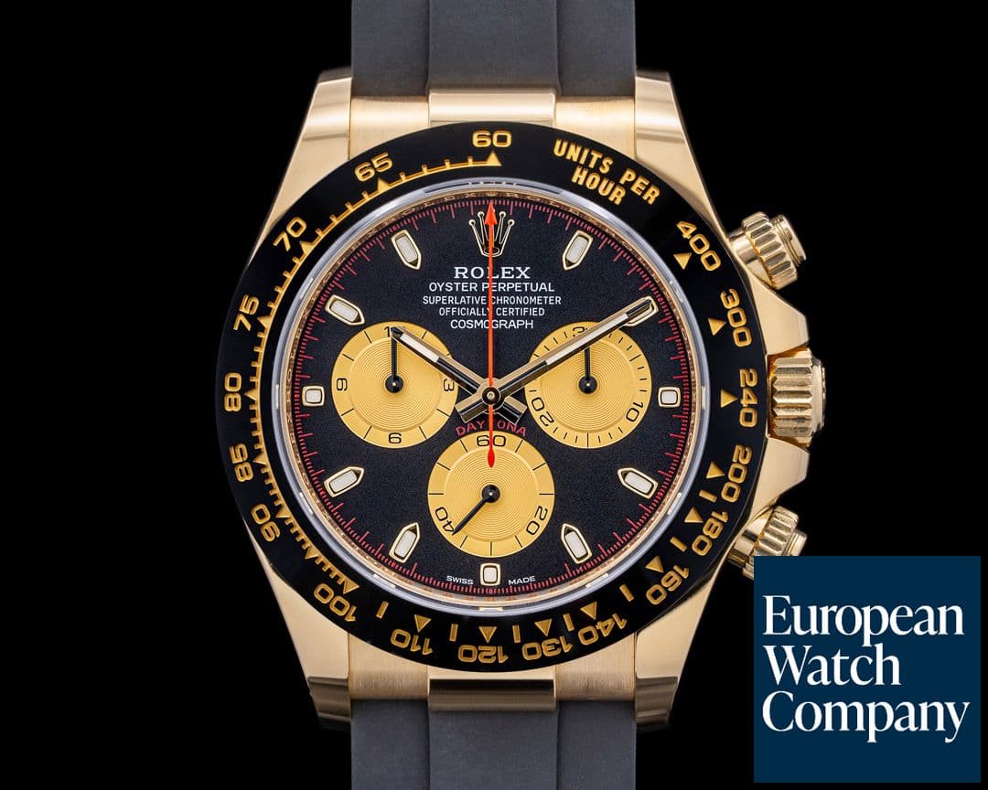 Image of Rolex Daytona 116518LN Black Dial "Paul Newman" 18K Yellow Gold