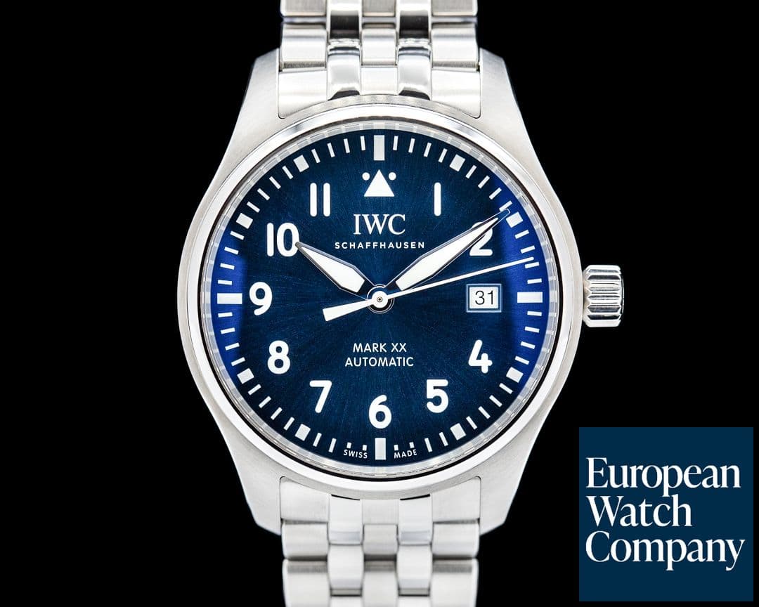 Image of IWC Mark XX SS Bracelet Blue Dial