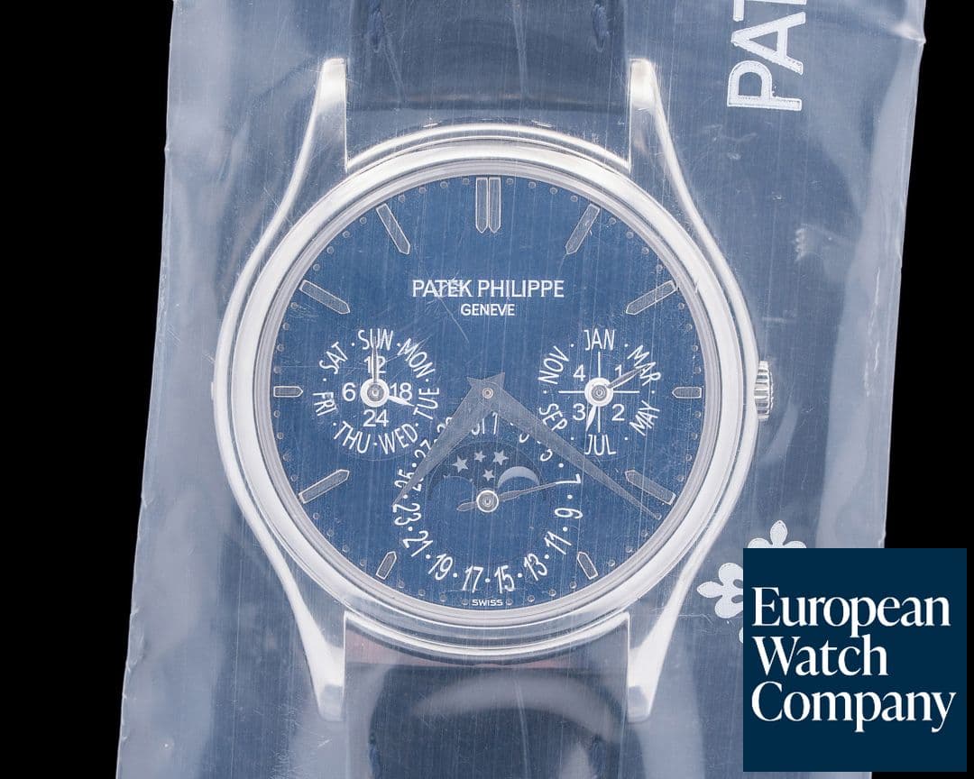 Image of Patek Philippe Perpetual Calendar Platinum Blue Dial 5140P SEALED