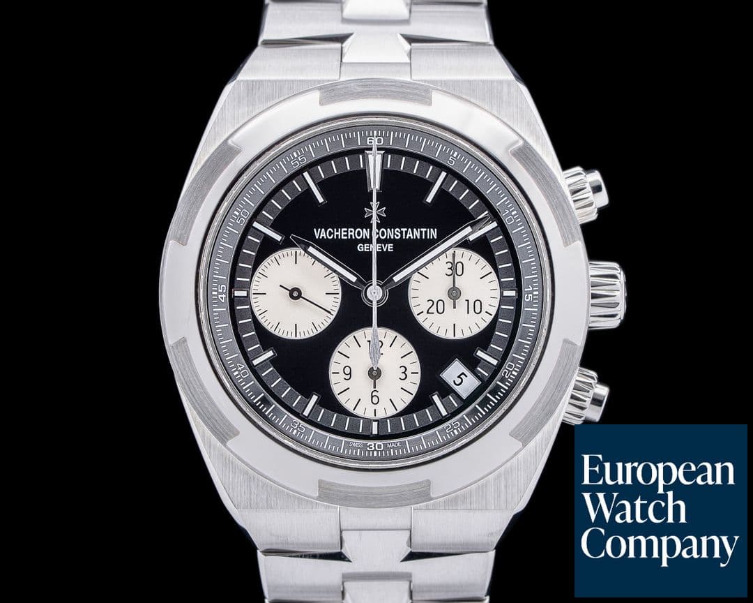 Image of Vacheron Constantin Overseas 5500V/110A Chronograph Black Panda Dial SS 2019