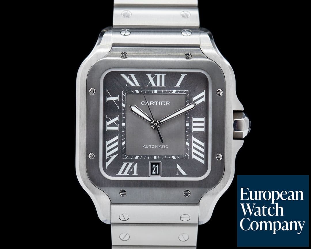 Image of Cartier Santos Large SS / SS Gray Dial Automatic