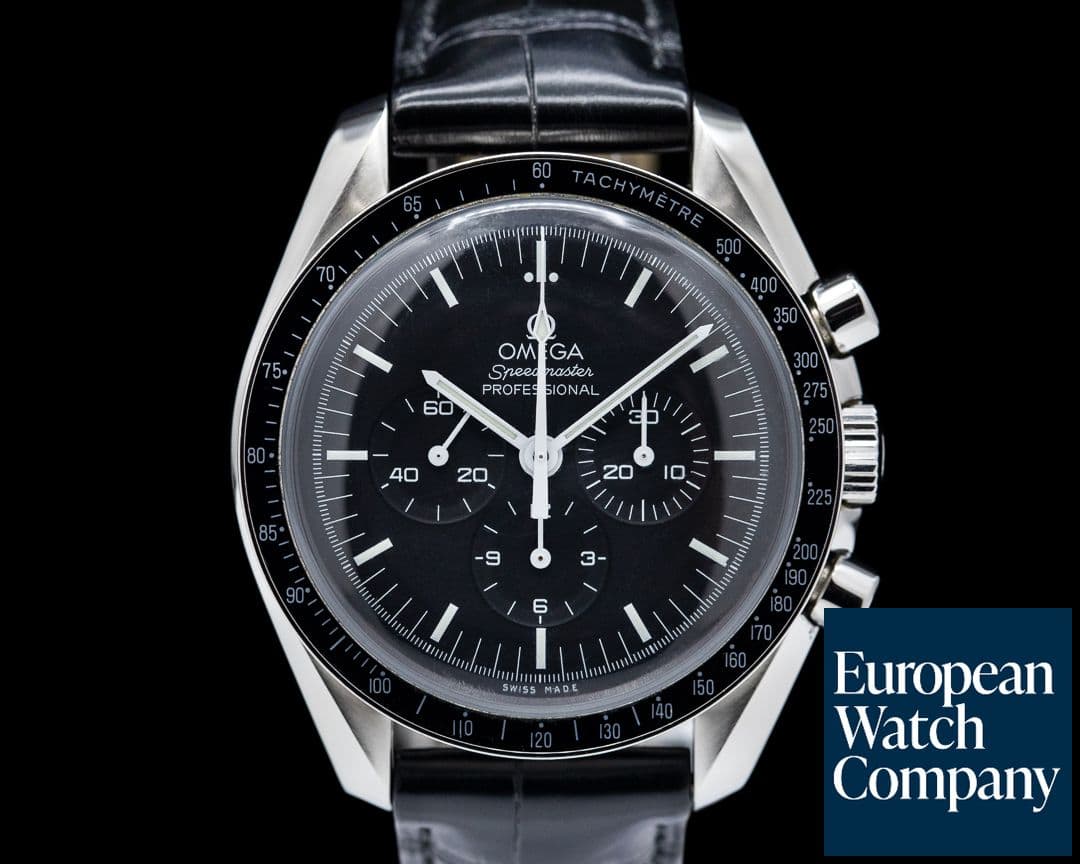 Image of Omega Speedmaster Professional Black Dial SS Hesalite
