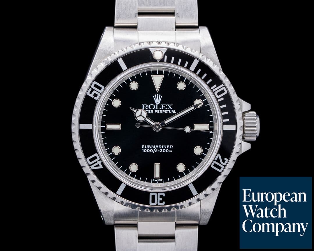 Image of Rolex Submariner No Date SS 2-Line "Swiss Only"