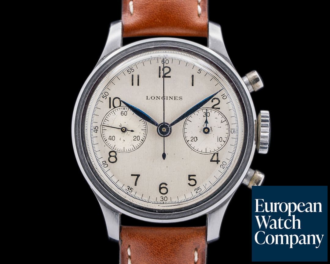 Image of Longines Rare Vintage 13ZN Chronograph SS Reference 3870