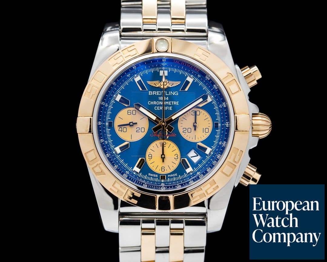 Image of Breitling Chronomat B01 18k YG / SS