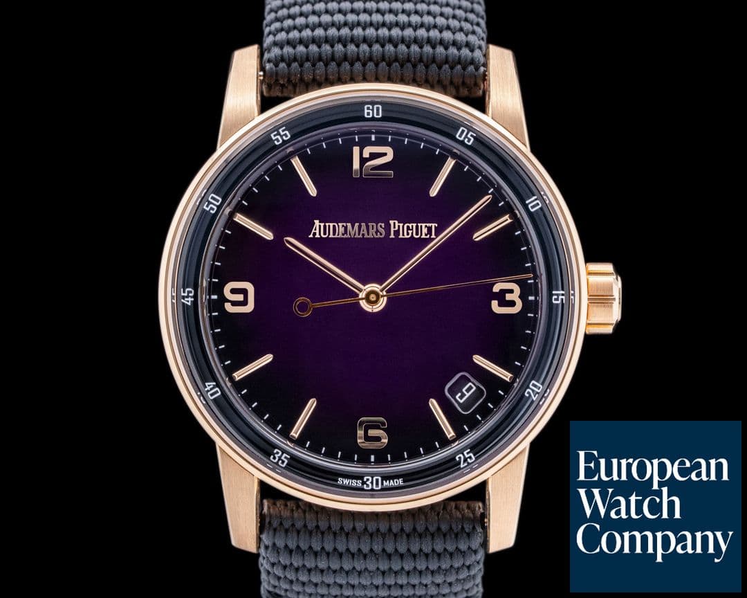 Image of Audemars Piguet Code 11:59 Automatic 18k Rose Gold / Smoked Purple Dial