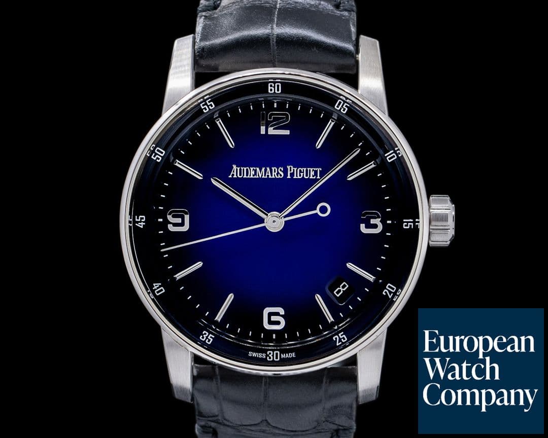 Image of Audemars Piguet Code 11:59 Automatic 18k White Gold / Blue Dial