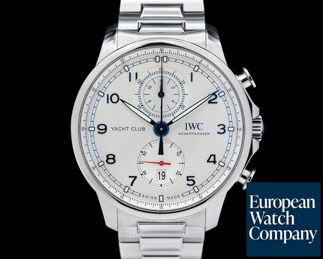 Image of IWC Portuguese Yacht Club Flyback SS / SS silver Dial