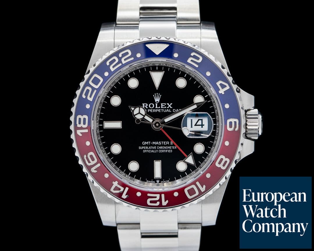 Image of Rolex GMT Master II Ceramic 126710BLRO "Pepsi" SS